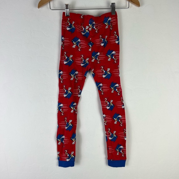 Sonic The Hedgehog Pajama Pants red size 8 - Picture 6 of 8